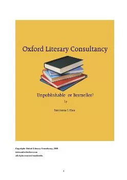 Copyright: Oxford Literary Consultancy, 2008