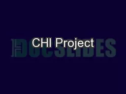 CHI Project