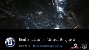 Real Shading in Unreal Engine 4