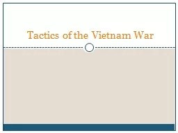 Tactics of the Vietnam War