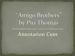 Annotation Cues