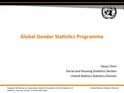 Global Gender Statistics Programme