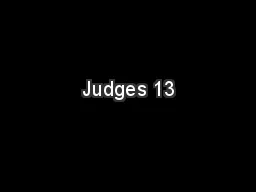 Judges 13