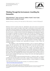 contained, rational, decision making subjects. Rather, the environment