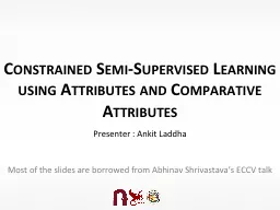 Constrained Semi-Supervised Learning