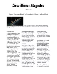 Expert Discusses Titanic's ‘Unsinkable’ History i