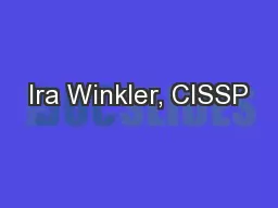 Ira Winkler, CISSP