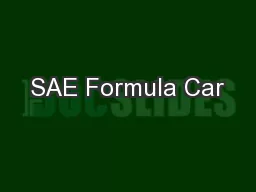 SAE Formula Car