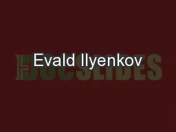 Evald Ilyenkov