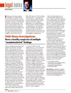 ollowing a child abuse/neglect