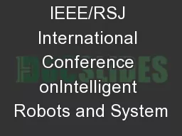 2013 IEEE/RSJ International Conference onIntelligent Robots and System