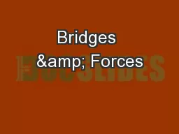 Bridges & Forces