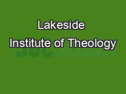 Lakeside Institute of Theology