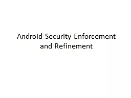 Android Security Enforcement