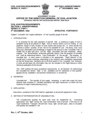 CIVIL AVIATION REQUIREMENTS                               SECTION 2- S