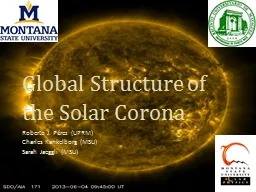 Global Structure of the Solar Corona