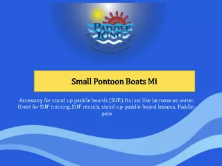 Small Pontoon Boats Mi