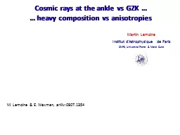 Cosmic rays at the ankle
