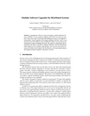 PDF-ModularSoftwareUpgradesforDistributedSystemsSameerAjmani1,BarbaraLisko