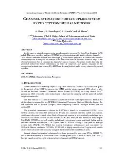 International Journal of Wireless & Mobile Networks ( IJWMN ), Vol.2,