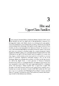 Upper-Class Families Katharine Meyer Graham (1997) traces her family&#
