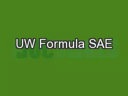 UW Formula SAE