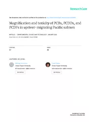 MagnificationandToxicityofPCBs,PCDDs,andPCDFsinUpriver-MigratingPacifi