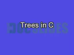 Trees in C