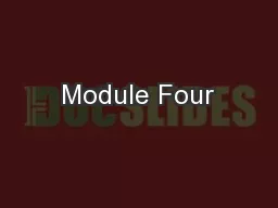 Module Four