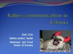 Rabies communication in Estonia