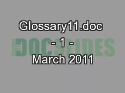 Glossary11.doc     - 1 -    March 2011