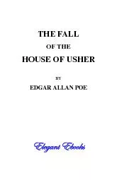 THE FALL OF THE HOUSE OF USHER  BY EDGAR ALLAN POE