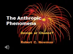 The Anthropic Phenomena