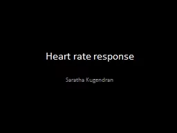 Heart rate response