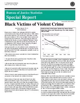 Bureau of Justice Statistics Special Report August  NCJ  U