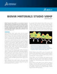 BIOVIA Materials Studio VAMP is a semi-empirical molecular