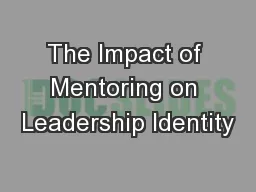 The Impact of Mentoring on Leadership Identity
