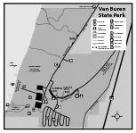 Van Buren State ParkPAVED ROADGOOD DIRT ROADSTATE LAND