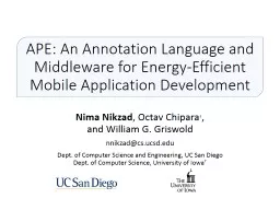 APE: An Annotation Language and Middleware for Energy-Effic