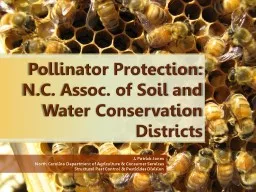 Pollinator Protection: N.C. Assoc. of Soil and Water Conser