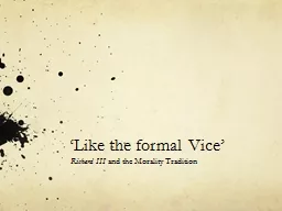 ‘Like the formal Vice’