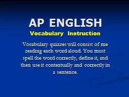 AP ENGLISH