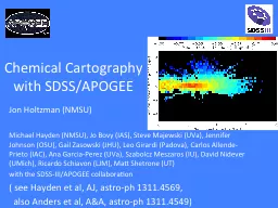 Chemical Cartography with SDSS/APOGEE