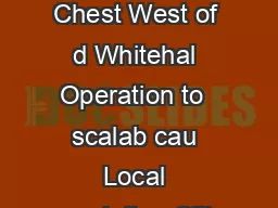 Liverpool Chest West of d Whitehal Operation to  scalab cau Local variation Citi