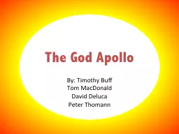 The God Apollo