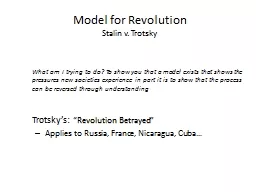 Model for Revolution