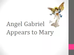Angel Gabriel Appears to Mary