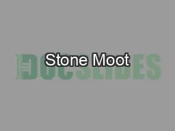 Stone Moot