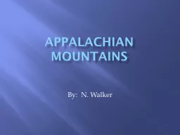Appalachian  Mountains