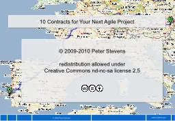 10 Contracts for Your Next Agile Project